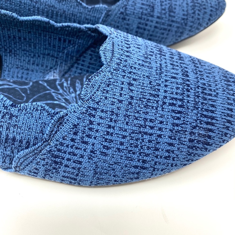 Skechers navy comfort memory foam flats size 9.5 - Picture 3 of 6